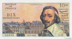 10 Nouveaux Francs RICHELIEU FRANCE  1959 F.57.01 pr.NEUF