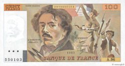 100 Francs DELACROIX modifié FRANCE  1985 F.69.09 NEUF
