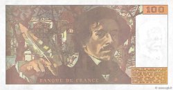100 Francs DELACROIX imprimé en continu FRANCE  1990 F.69bis.01bB SPL