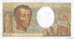 200 Francs MONTESQUIEU FRANCE  1986 F.70.06 NEUF