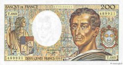 200 Francs MONTESQUIEU UNIFACE FRANCE  1991 F.70U.11 pr.NEUF