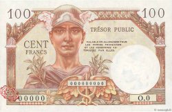 100 Francs TRÉSOR PUBLIC FRANCE  1955 VF.34.00S