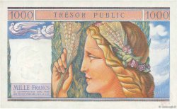 1000 Francs TRÉSOR PUBLIC FRANCE  1955 VF.35.00S NEUF
