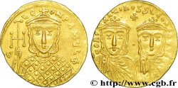 CONSTANTIN V et LÉON IV Solidus TTB+/SUP