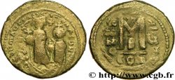 HÉRACLIUS, HÉRACLIUS CONSTANTIN et MARTINE Follis TB+