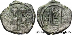 JUSTIN II and SOPHIA Follis