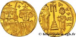 CONSTANS II, CONSTANTINE IV, HERACLIUS and TIBERIUS Solidus
