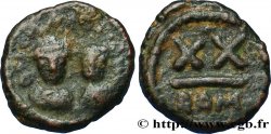 HERACLIUS and HERACLIUS CONSTANTINE Demi-follis