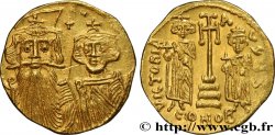 CONSTANS II, CONSTANTIN IV, HÉRACLIUS et TIBÈRE Solidus