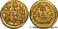 HERACLIUS, HERACLIUS CONSTANTINE and HERACLONAS Solidus  AU