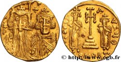 CONSTANS II, CONSTANTINE IV, HERACLIUS and TIBERIUS Solidus