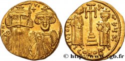 CONSTANS II, CONSTANTINE IV, HERACLIUS und TIBERIUS Solidus