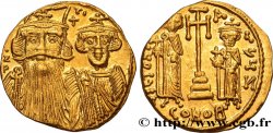 CONSTANS II, CONSTANTIN IV, HÉRACLIUS et TIBÈRE Solidus