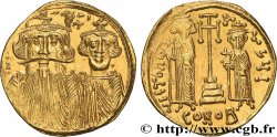 CONSTANS II, CONSTANTINE IV, HERACLIUS and TIBERIUS Solidus
