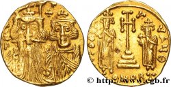 CONSTANS II, CONSTANTINE IV, HERACLIUS und TIBERIUS Solidus