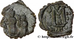 HERACLIUS and HERACLIUS CONSTANTINE Follis surfrappé