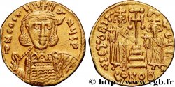 CONSTANTINE IV, HERACLIUS and TIBERIUS Solidus AU