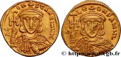 CONSTANTINUS V und LEO IV Solidus VZ