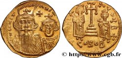 CONSTANS II, CONSTANTINE IV, HERACLIUS and TIBERIUS Solidus