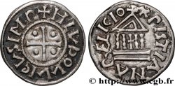 LOUIS THE PIOUS Obole à la légende chrétienne AU