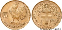 MADAGASCAR - Fuerzas Francesas Libres 1 franc 1943 Prétoria