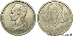MADAGASCAR - UNIóN FRANCESA 2 Francs ESSAI 1948 Paris