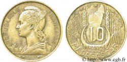 MADAGASKAR - FRANZÖSISCHE UNION 10 Francs 1953 Paris
