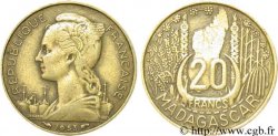 MADAGASCAR - UNIóN FRANCESA 20 Francs 1953 Paris
