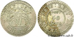 MAURITIUS 50 Sous 1822 Calcutta