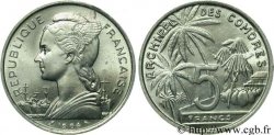 COMORAS 5 Francs 1964 Paris