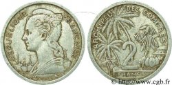 COMORAS 2 Francs 1964 Paris
