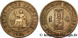 COCHINCHINA FRANCESA 1 Centime 1884 Paris