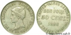 ÎLE DE LA RÉUNION - Troisième République 50 centimes 1896 Paris