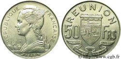 ÎLE DE LA RÉUNION 50 Francs / armes de la Réunion 1962 Paris