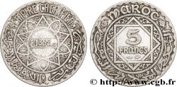 MAROC - PROTECTORAT FRANÇAIS 5 Francs AH1352 1933 Paris