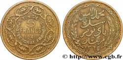 TUNISIA - French protectorate 5 Francs AH1365 1946 Paris