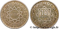 MOROCCO - FRENCH PROTECTORATE 10 Francs AH 1366 1947 Paris