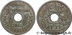 TUNISIA - French protectorate 10 Centimes AH 1361 1942 Paris