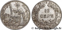 FRENCH INDOCHINA 10 Centièmes 1937 Paris
