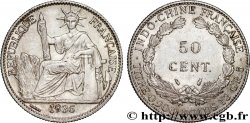 INDOCHINE FRANÇAISE 50 Centièmes 1936 Paris
