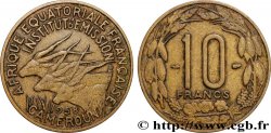 FRENCH EQUATORIAL AFRICA - CAMEROON 10 Francs 1958 Paris