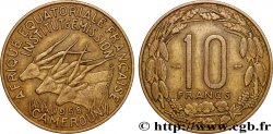 FRENCH EQUATORIAL AFRICA - CAMEROON 10 Francs 1958 Paris