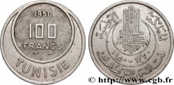 TUNISIA - FRENCH PROTECTORATE 100 Francs AH1370 1950 Paris