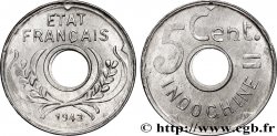 FRENCH INDOCHINA 5 Centièmes 1943 Hanoï