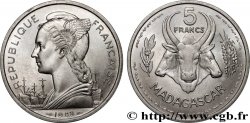 MADAGASCAR French Union 5 Francs 1953 Paris