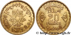 MOROCCO - FRENCH PROTECTORATE 20 Francs AH 1371 1952 Paris