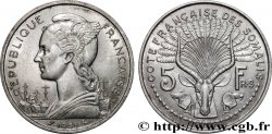 FRENCH SOMALILAND 5 Francs 1959 Paris