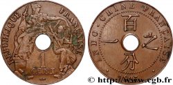 FRENCH INDOCHINA 1 Centième 1923 Poissy