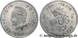 POLYNÉSIE FRANÇAISE Essai de 20 Francs Marianne 1967 Paris
