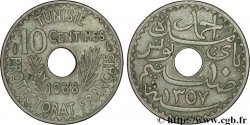 TUNEZ - Protectorado Frances 10 Centimes AH1357 1938 Paris